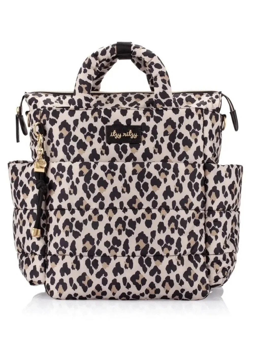 Itzy Ritzy Dream Convertible Leopard Diaper Bag